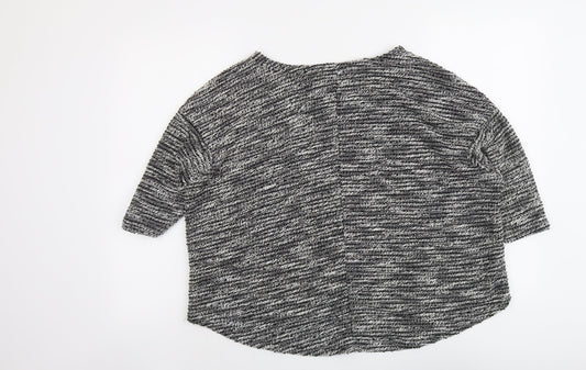 Womens UK Size 12 Cameo Rose Grey Pullover Jumper