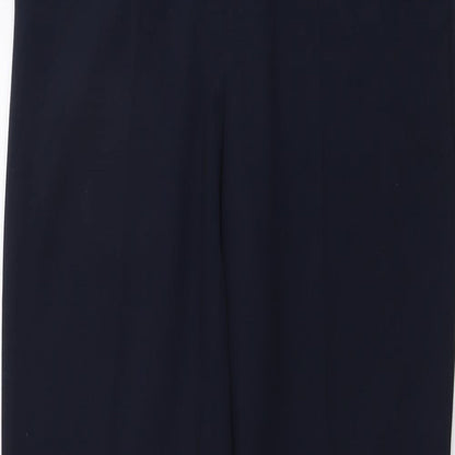 Womens UK Size 12 Marks and Spencer Regular Fit  Blue Trousers