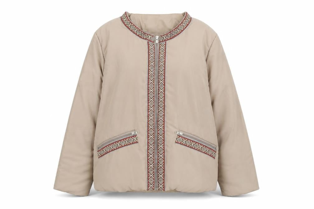 Womens UK Size 10 Gabriella Vicenga Beige Jacket