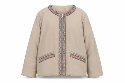 Womens UK Size 10 Gabriella Vicenga Beige Jacket