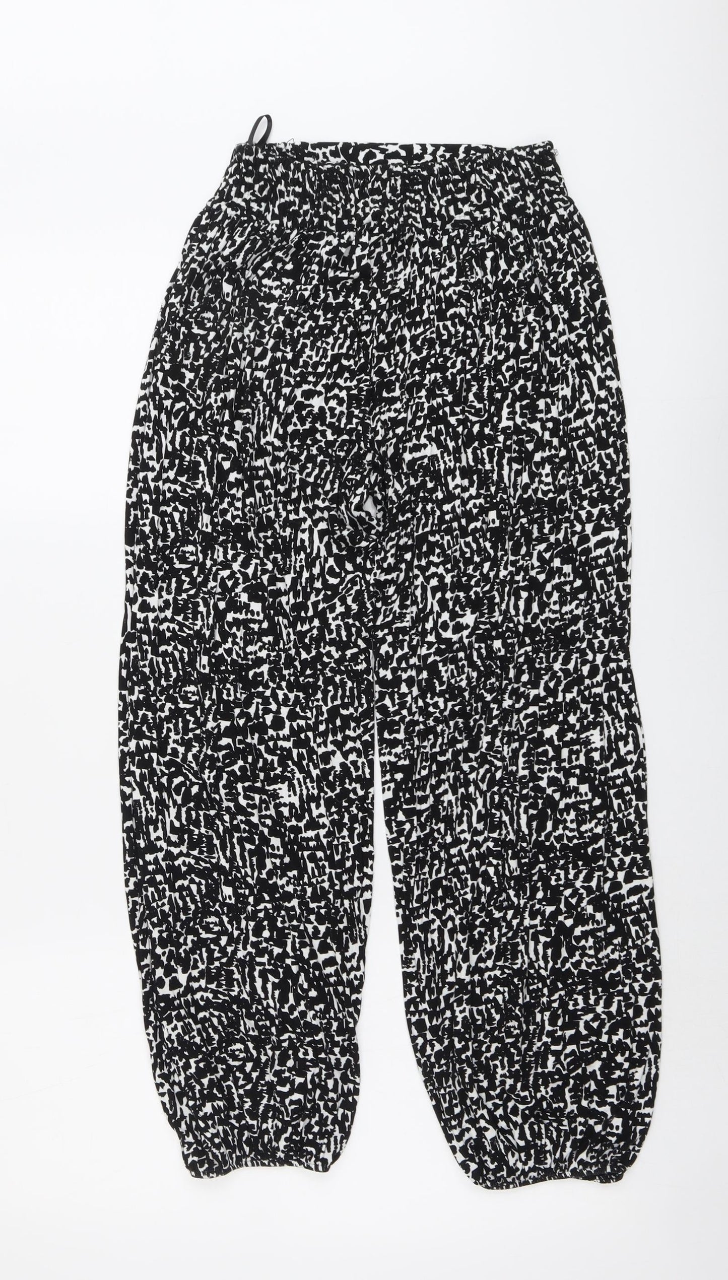 Womens UK Size S Marks and Spencer Regular Fit  Black Trousers