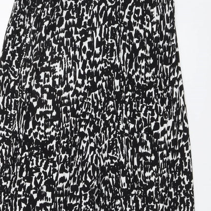 Womens UK Size S Marks and Spencer Regular Fit  Black Trousers