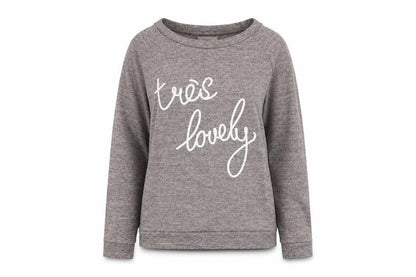 Luxe Leisure Womens Pink Polyester Pullover Sweatshirt Size L Pullover