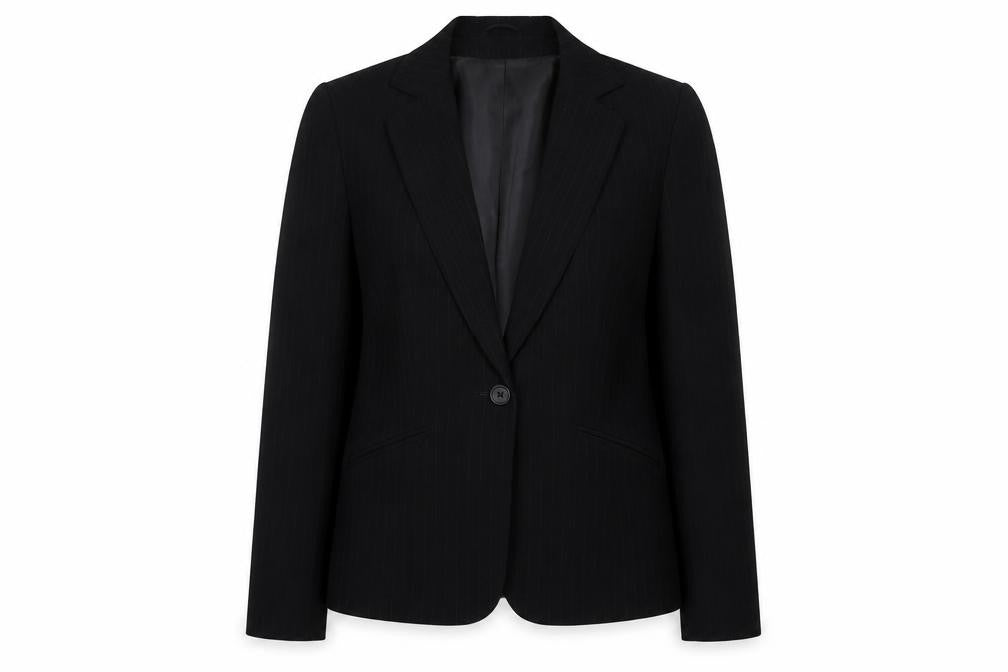Womens UK Size 10 New Look Regular Black Suit Jacket