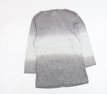 Womens UK Size 8 Sky Designs Silver Pullover Jumper