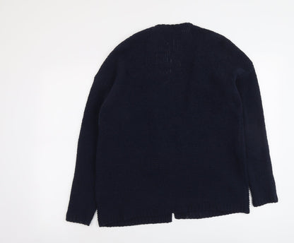 Womens UK Size M Marks and Spencer Blue Cardigan Jumper
