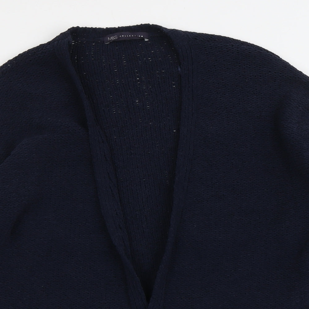 Womens UK Size M Marks and Spencer Blue Cardigan Jumper