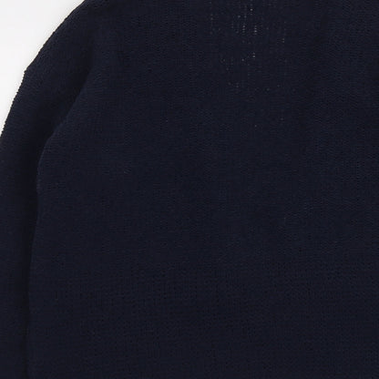 Womens UK Size M Marks and Spencer Blue Cardigan Jumper