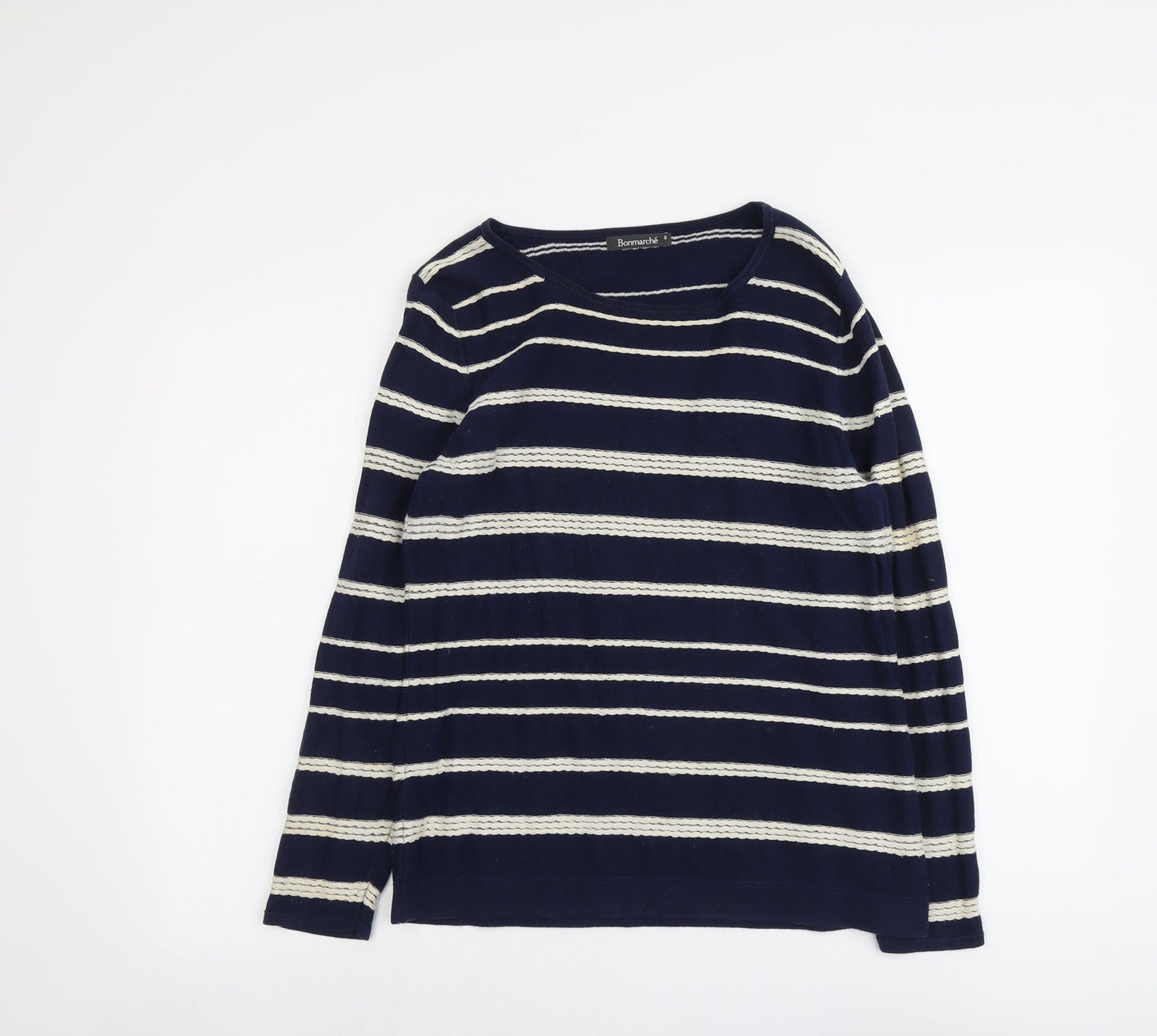 Womens UK Size S Bonmarché Blue Pullover Jumper