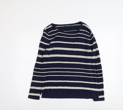 Womens UK Size S Bonmarché Blue Pullover Jumper