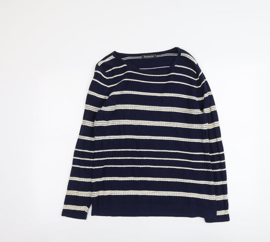 Womens UK Size S Bonmarché Blue Pullover Jumper