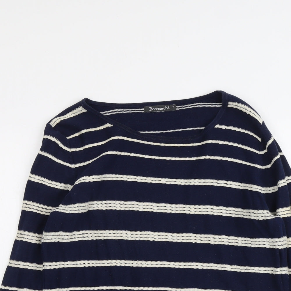 Womens UK Size S Bonmarché Blue Pullover Jumper
