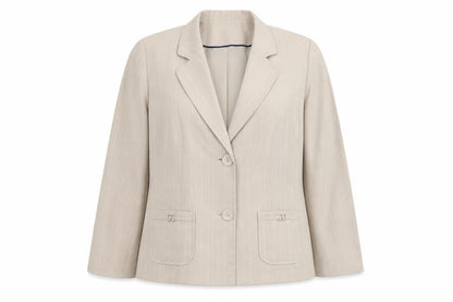 Womens UK Size 20 Bonmarché Regular Beige Blazer