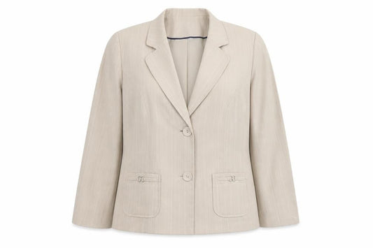 Womens UK Size 20 Bonmarché Regular Beige Blazer