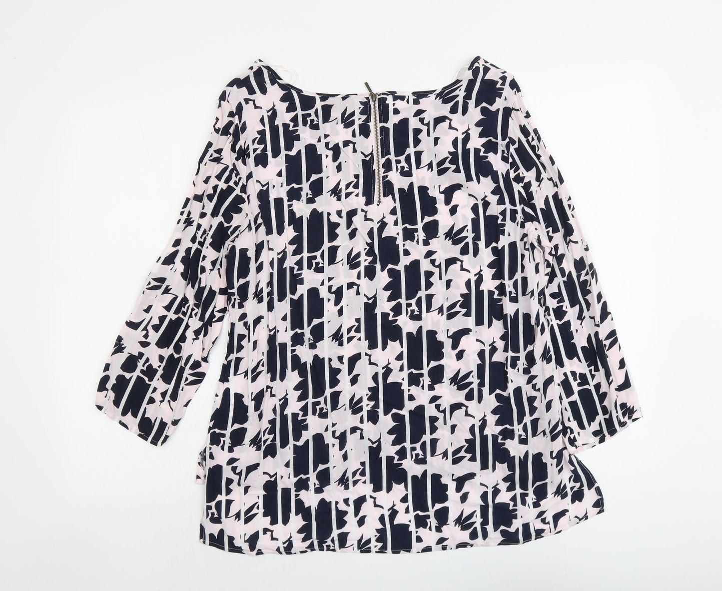 Womens UK Size 12 Yessica Pink Basic Blouse