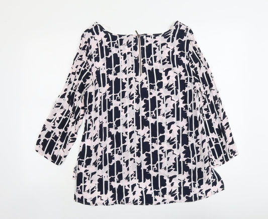 Womens UK Size 12 Yessica Pink Basic Blouse