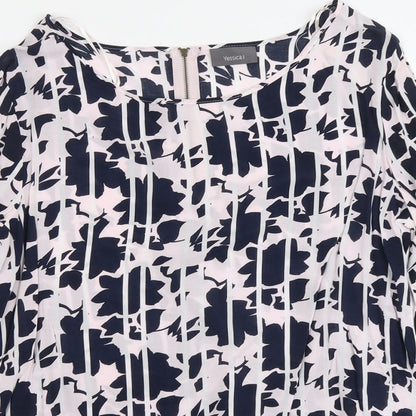 Womens UK Size 12 Yessica Pink Basic Blouse