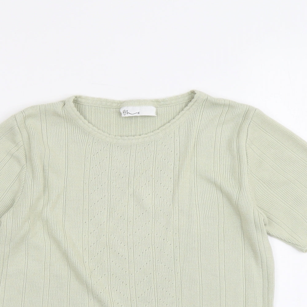 Womens UK Size 12 BHS Green Pullover Jumper