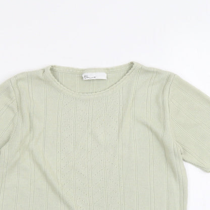 Womens UK Size 12 BHS Green Pullover Jumper
