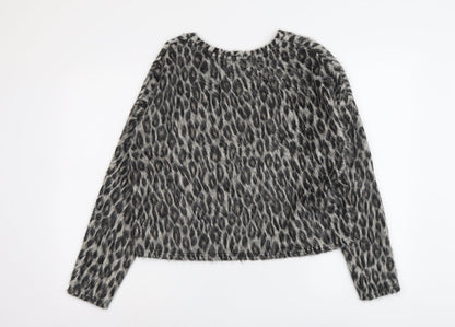 Womens UK Size M New Look Grey Pullover Jumper
