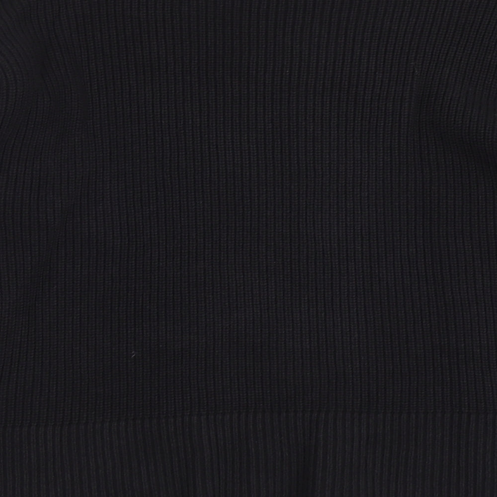 Gap Womens Black Round Neck Cotton Pullover Jumper Size XS