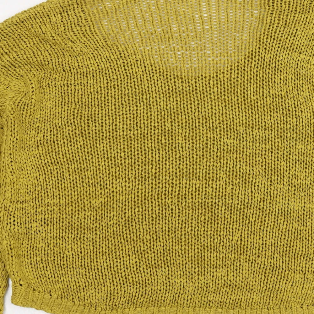Womens UK Size L H&M Yellow Pullover Jumper
