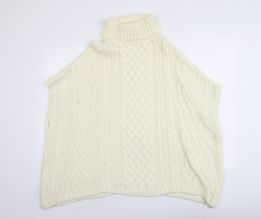 Womens UK Size S River Island Ivory Pullover Jumper
