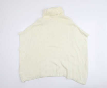 Womens UK Size S River Island Ivory Pullover Jumper
