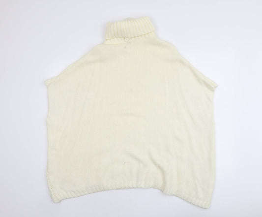 Womens UK Size S River Island Ivory Pullover Jumper