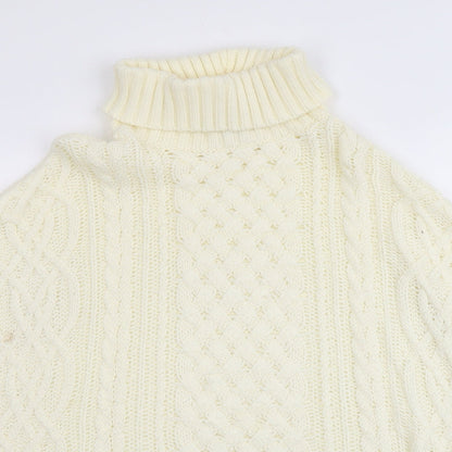 Womens UK Size S River Island Ivory Pullover Jumper