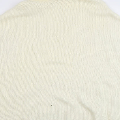 Womens UK Size S River Island Ivory Pullover Jumper
