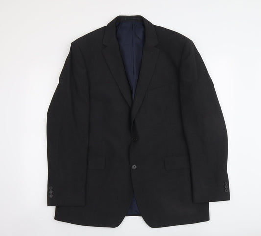 Mens UK Size L Debenhams Regular Grey Suit Jacket