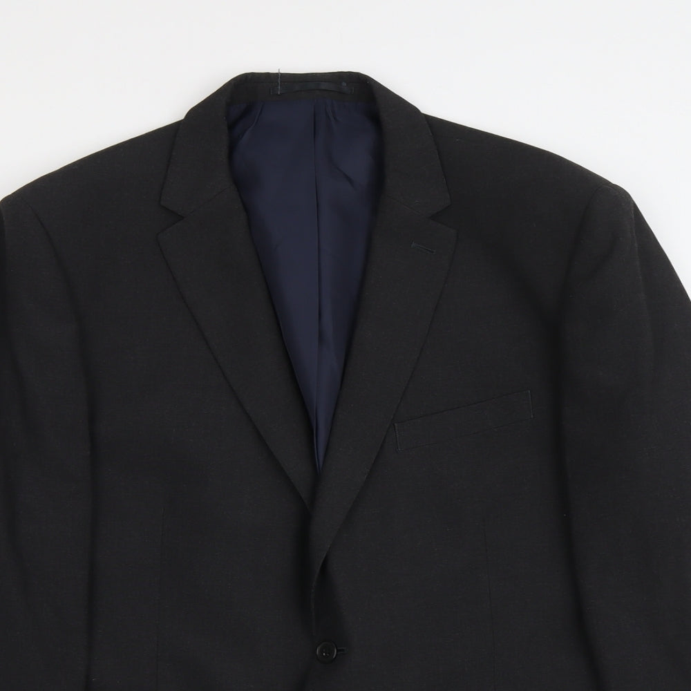 Mens UK Size L Debenhams Regular Grey Suit Jacket