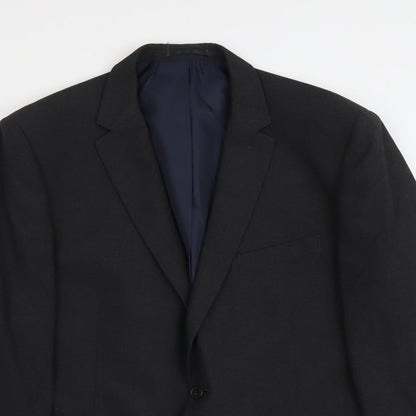 Mens UK Size L Debenhams Regular Grey Suit Jacket