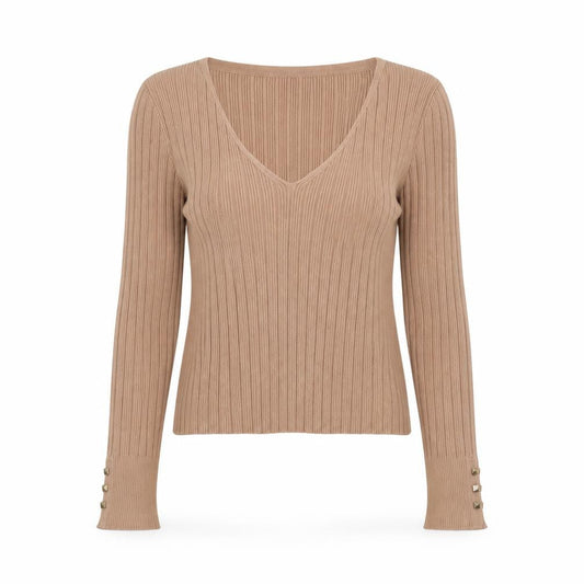 Womens UK Size 10 ASOS Beige Pullover Jumper