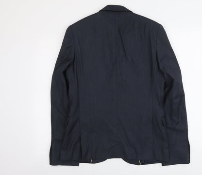 Mens UK Size S Topman Regular Blue Suit Jacket