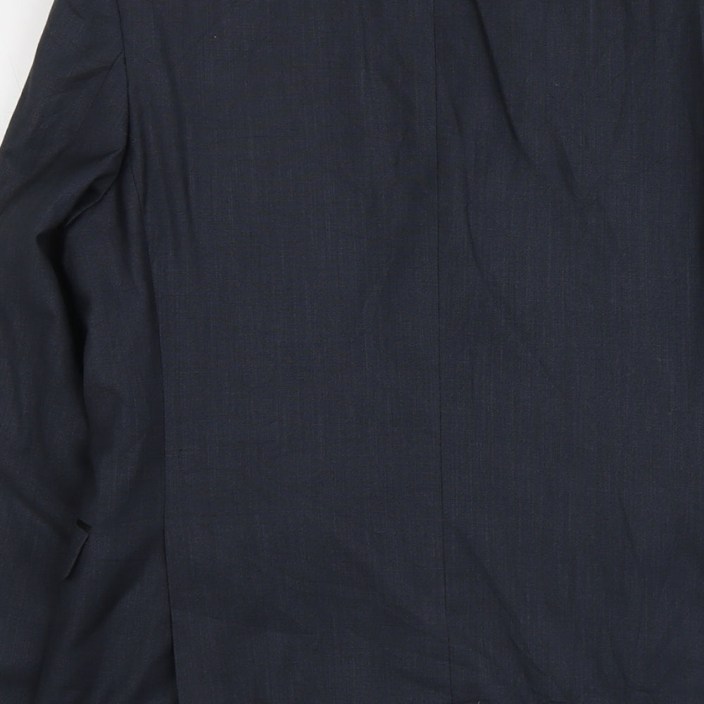 Mens UK Size S Topman Regular Blue Suit Jacket