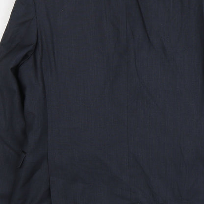 Mens UK Size S Topman Regular Blue Suit Jacket