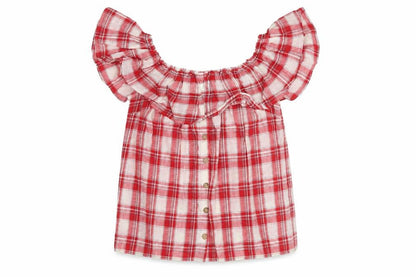 Womens UK Size 10 NEXT Red Basic Blouse