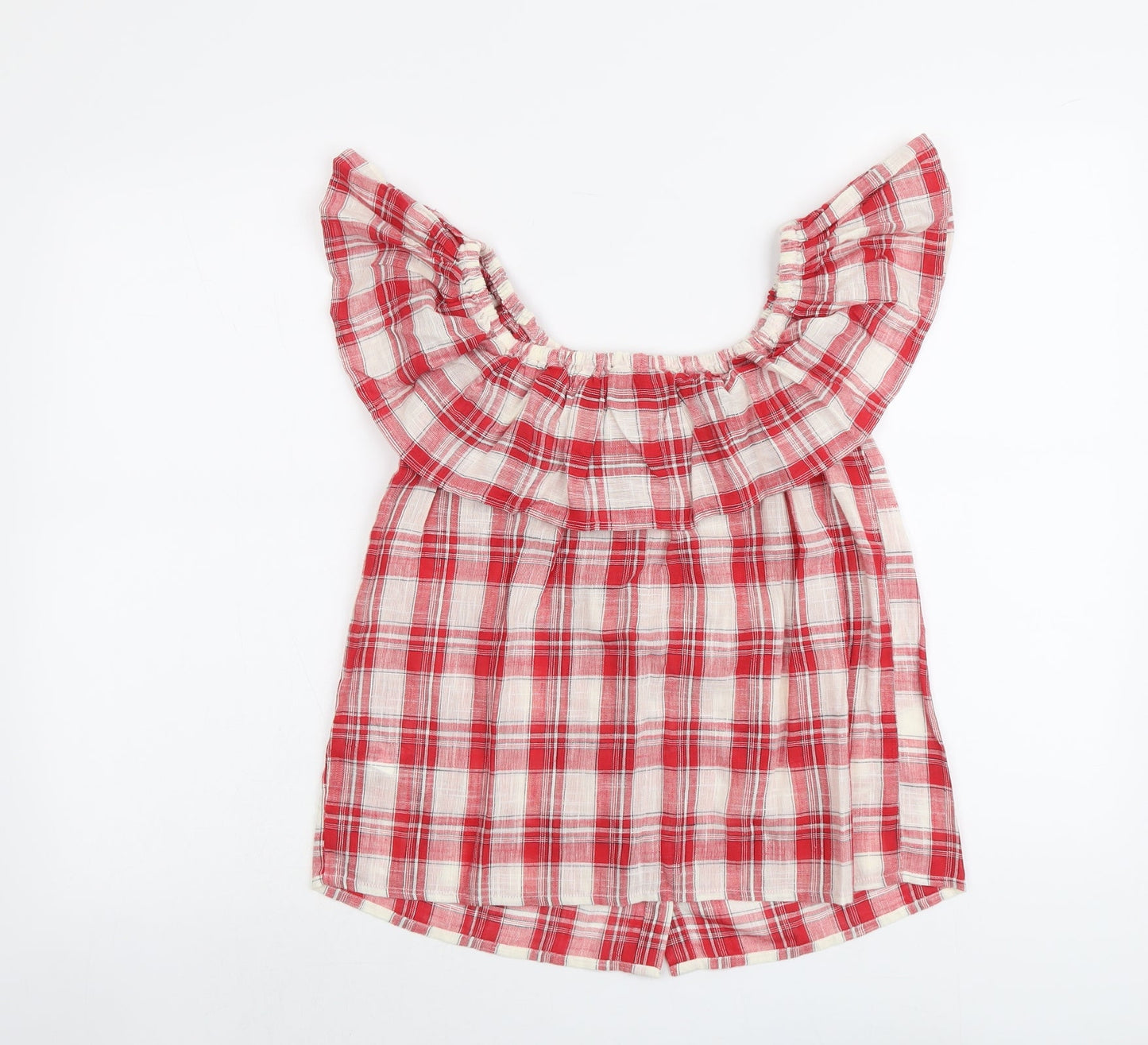 Womens UK Size 10 NEXT Red Basic Blouse
