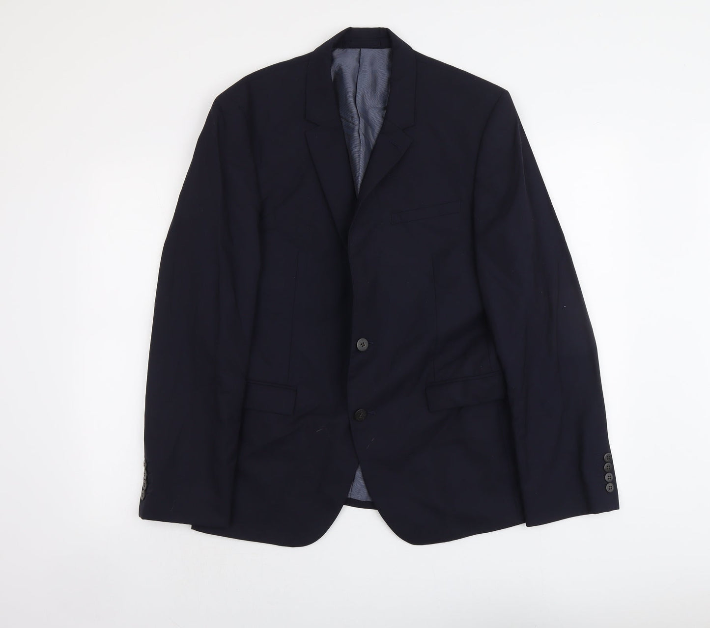Mens UK Size M Marks and Spencer Regular Blue Suit Jacket