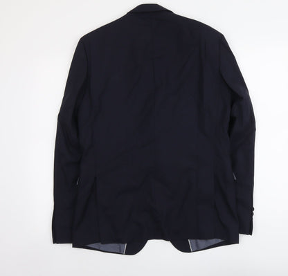 Mens UK Size M Marks and Spencer Regular Blue Suit Jacket