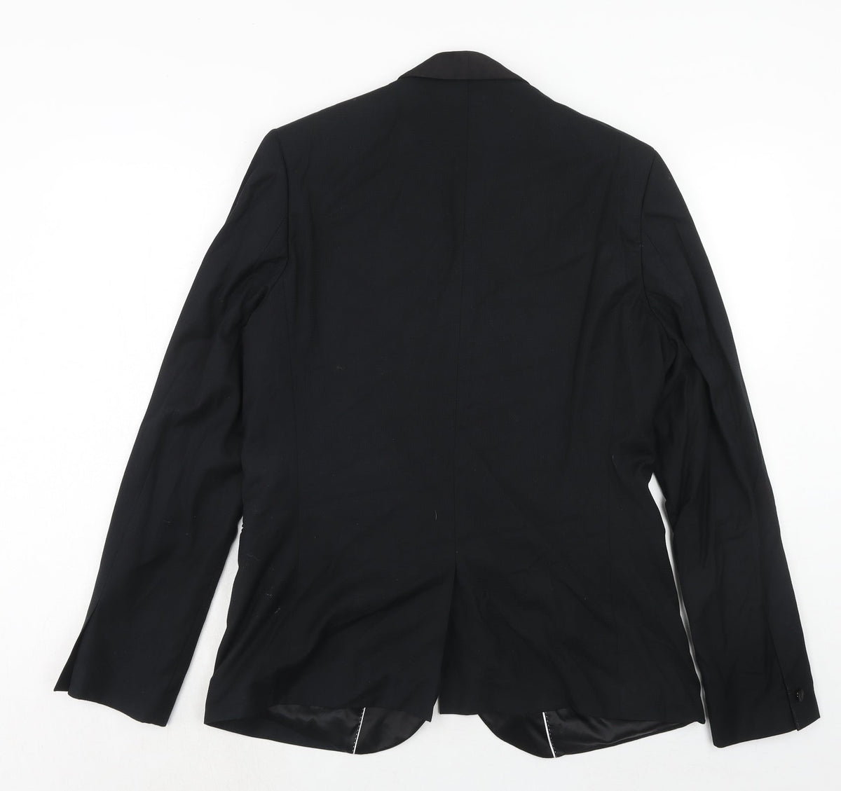 Mens UK Size 42 Topman Regular Black Suit Jacket