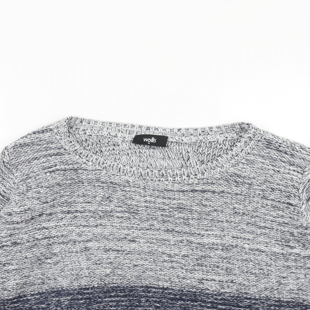 Womens UK Size M Wallis Blue Pullover Jumper
