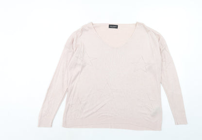 Womens UK Size S James Lakeland Pink Pullover Jumper
