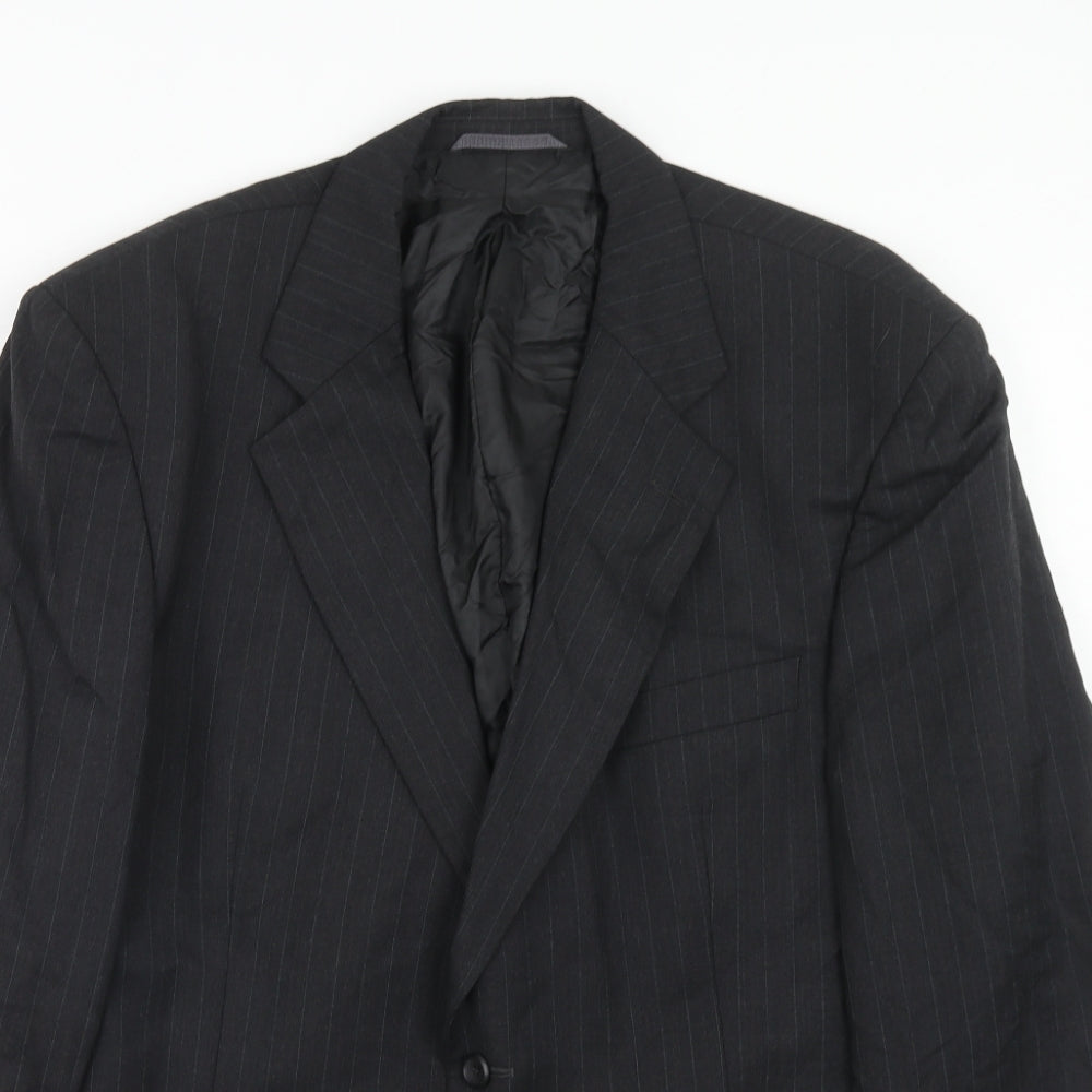 Mens UK Size 46 Burton Regular Grey Suit Jacket