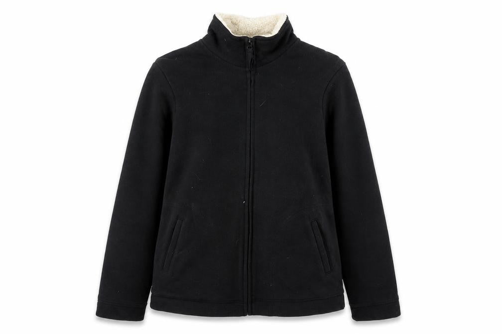 Womens UK Size 10 Marks and Spencer Black Full Zip Jumper