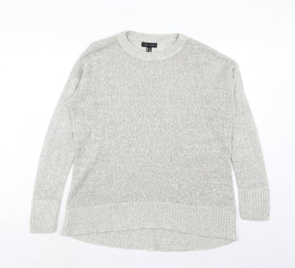 Womens UK Size M New Look Grey Pullover Jumper