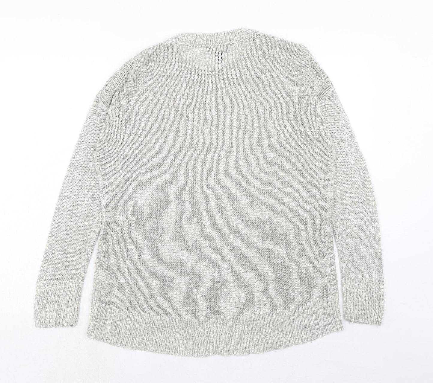 Womens UK Size M New Look Grey Pullover Jumper
