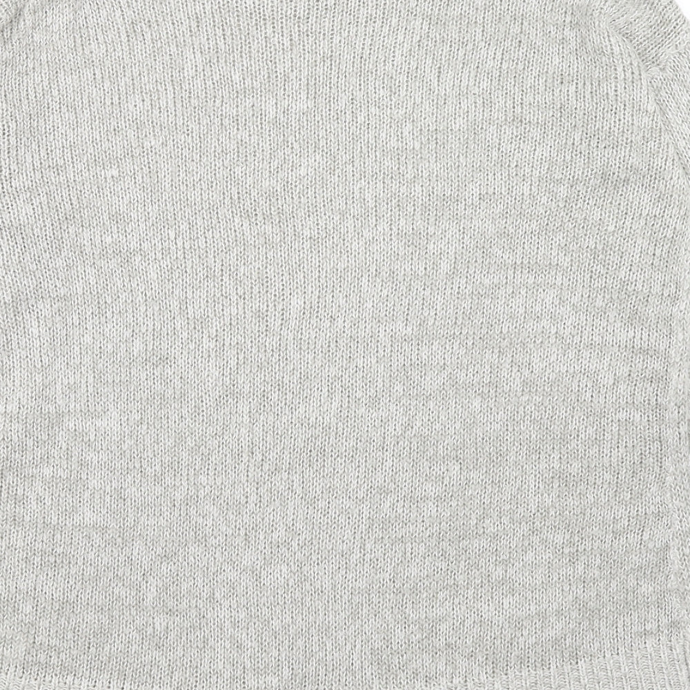 Womens UK Size M New Look Grey Pullover Jumper